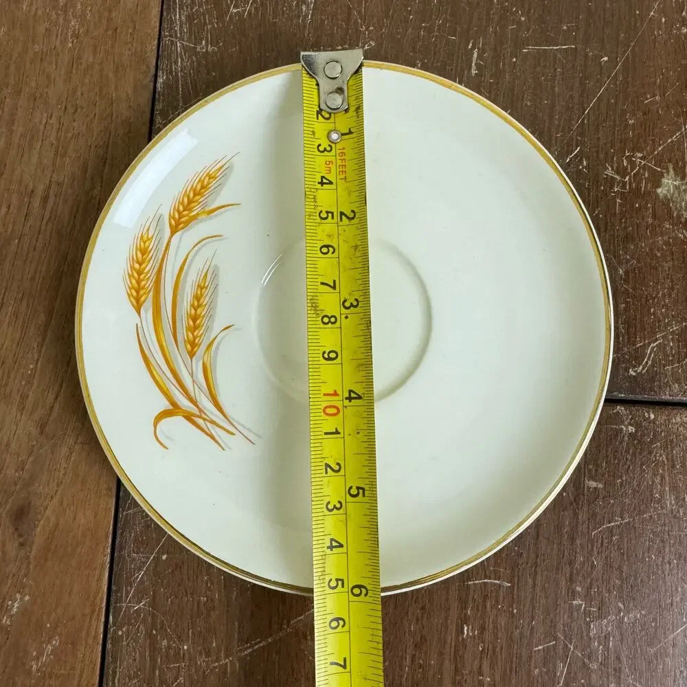 Homer Laughlin‎ Golden Wheat VINTAGE 24K Gold Accent Tea cup & saucer